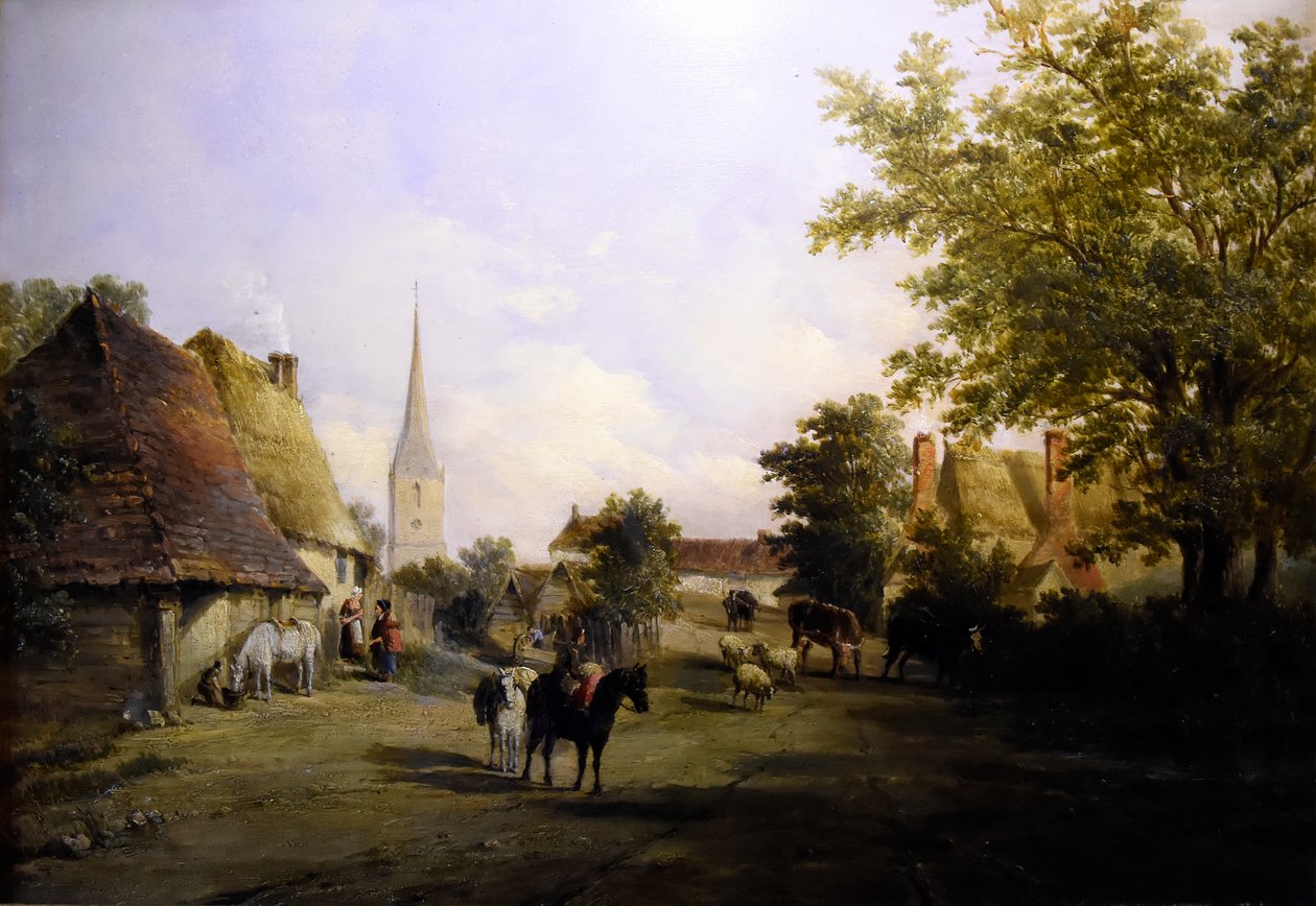 Alfred Vickers (1810-1837) The village of Hever - Hever Castle 8-05-2017 11-45-48 alkotó: Alfred Gomersal Vickers