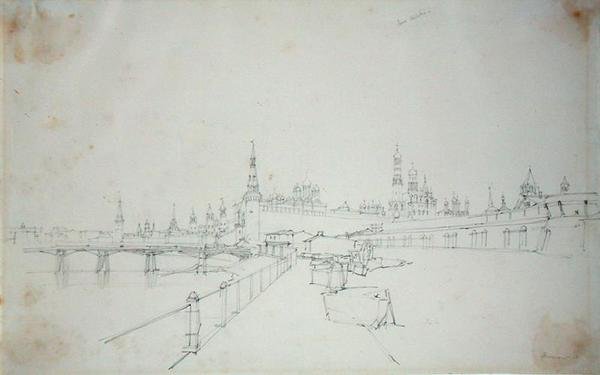 Moszkva, 1827 alkotó: Alfred Gomersal Vickers