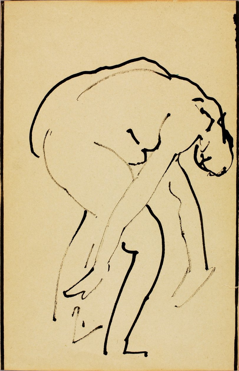 Hajlító meztelenül alkotó: Alfred H. Maurer