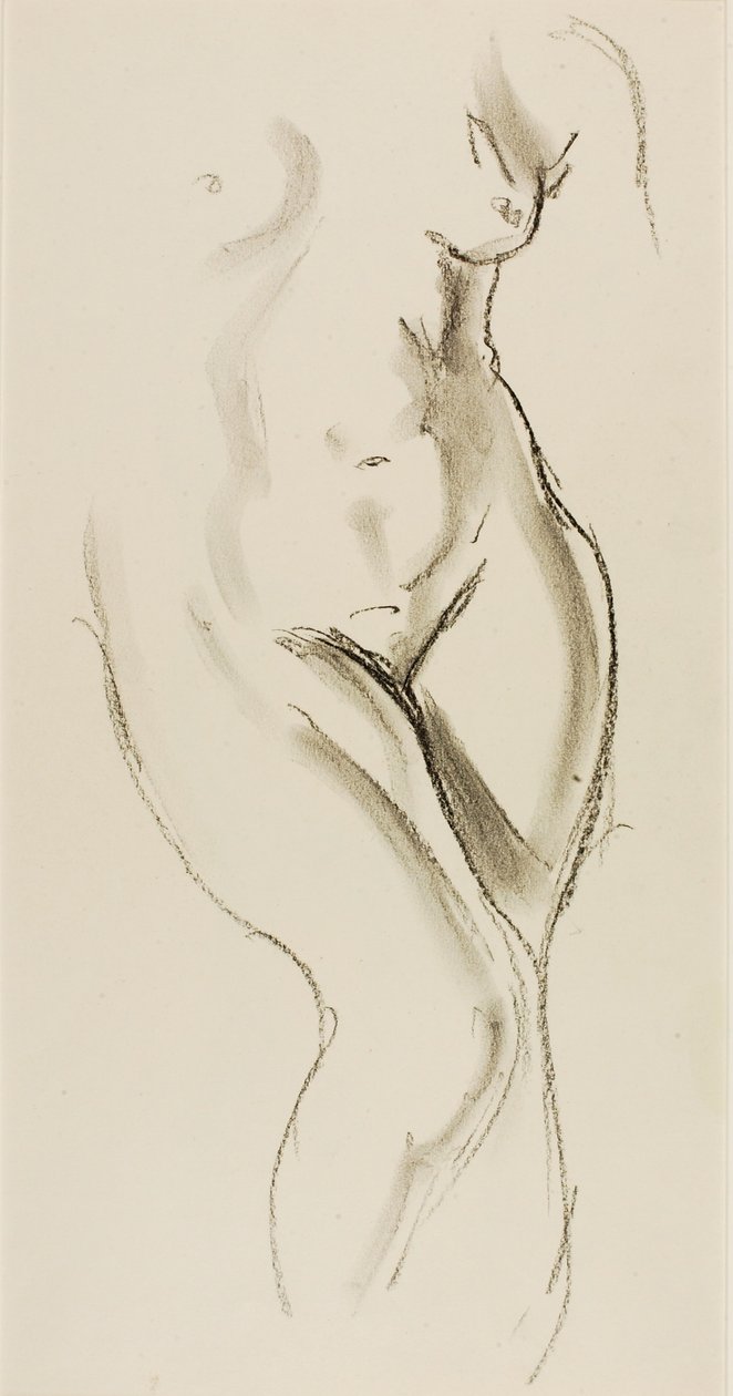Álló meztelenül alkotó: Alfred H. Maurer