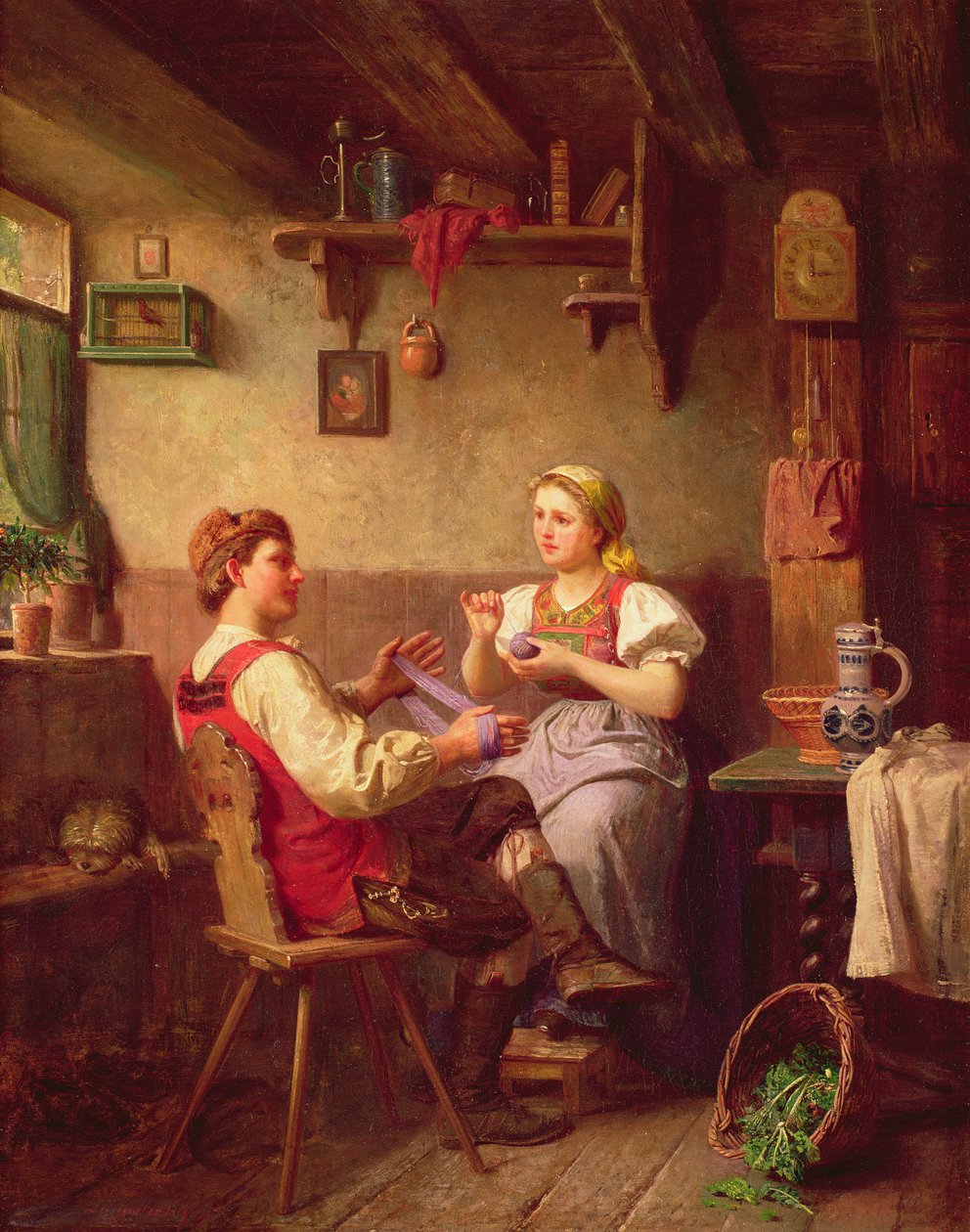Tekercselő gyapjú alkotó: Alfred Hamacher