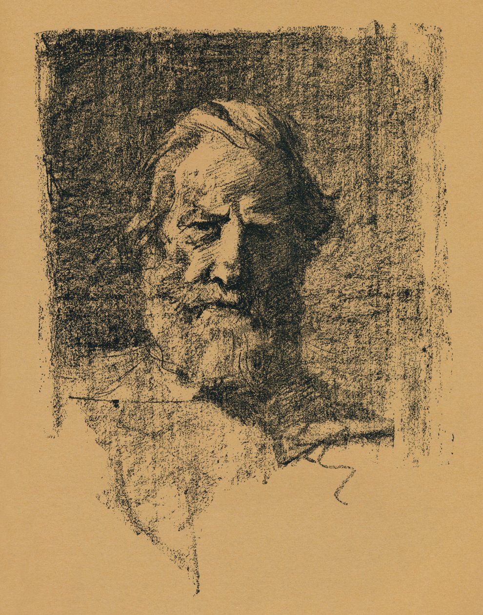 Portrévázlat, c1895, 1896 alkotó: Alfred Hartley