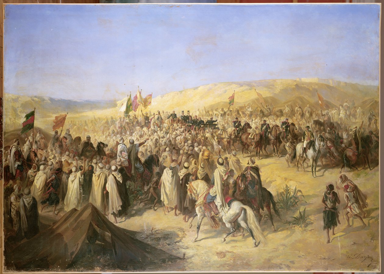 III. Napóleon (1808-73) Algériában, 1865. május 21 alkotó: Alfred Henri Darjou