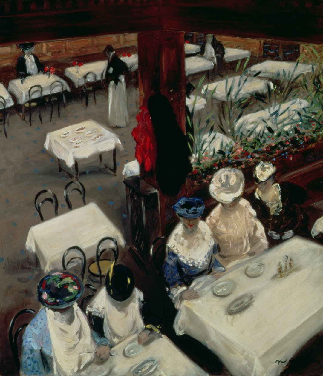 Egy kávézóban, 1905 alkotó: Alfred Henry Maurer