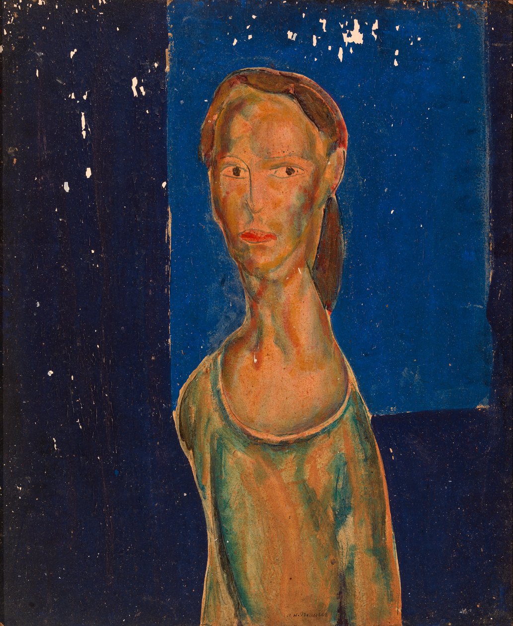 Női portré, 1920-1925. alkotó: Alfred Henry Maurer