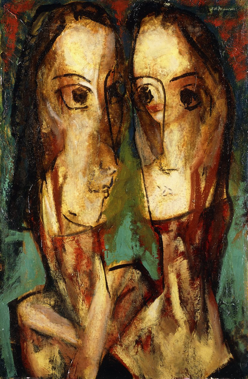 Két fej, 1928 körül alkotó: Alfred Henry Maurer