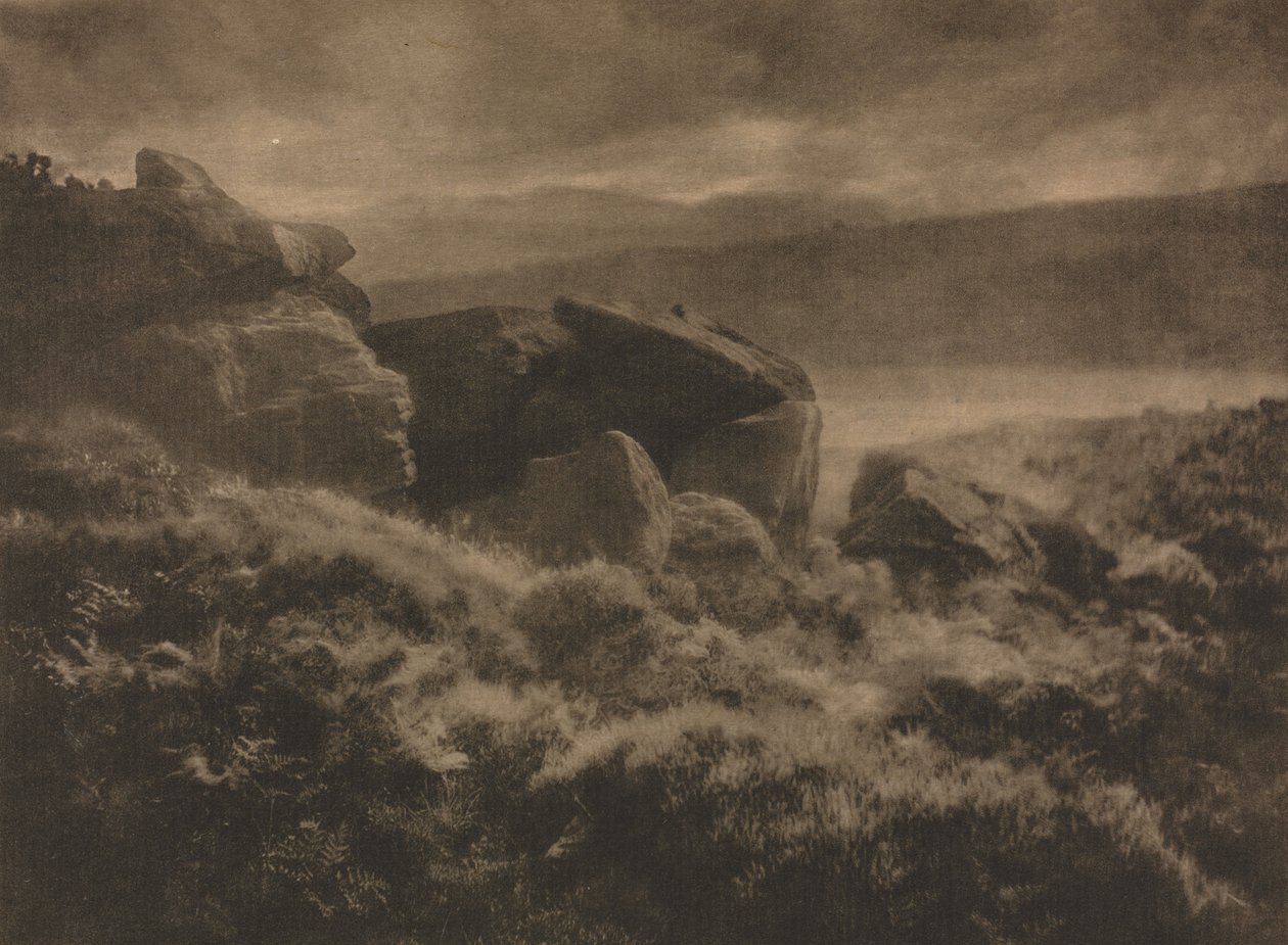 Kameramunka: Eső a hegyekről, 1905. alkotó: Alfred Horsley Hinton