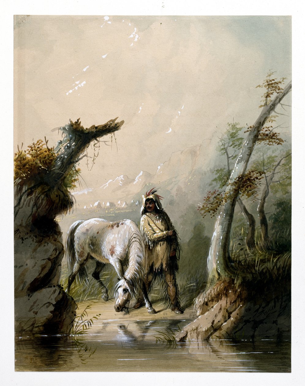 Auguste és a lova alkotó: Alfred Jacob Miller