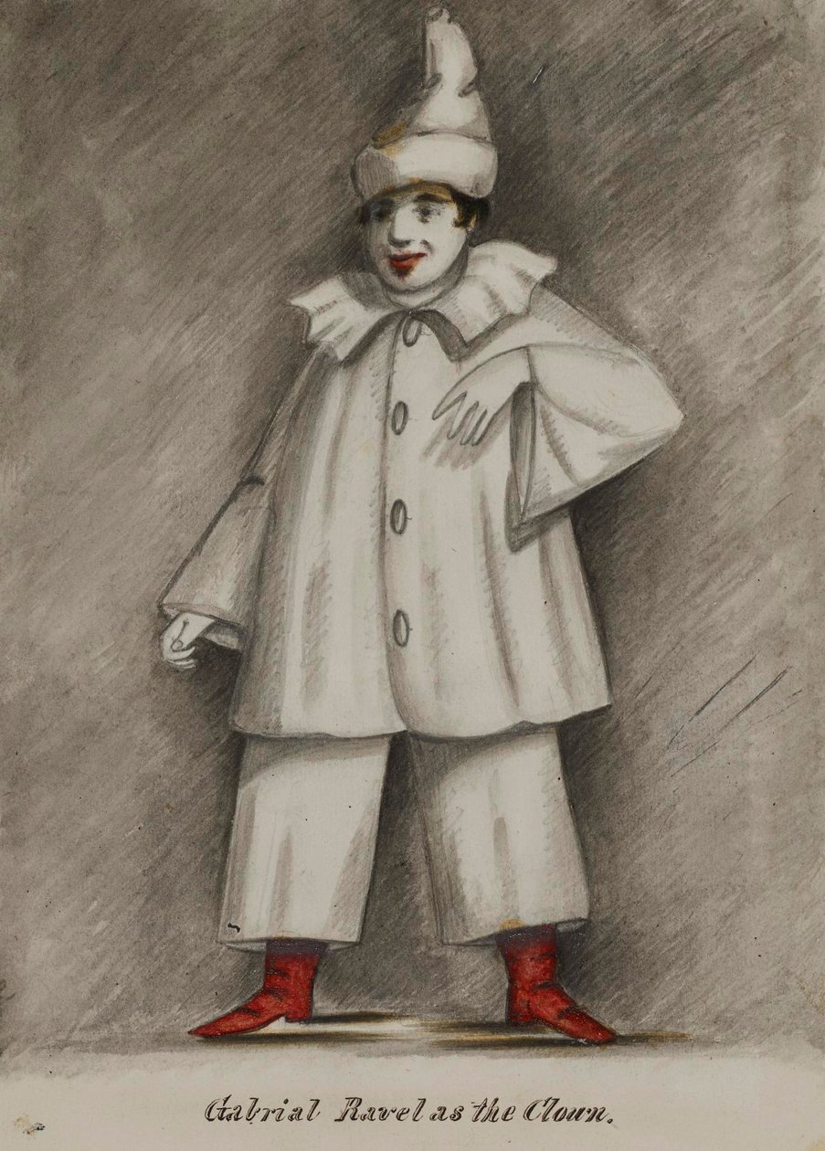 Gabriel Ravel a bohóc szerepében alkotó: Alfred Jacob Miller