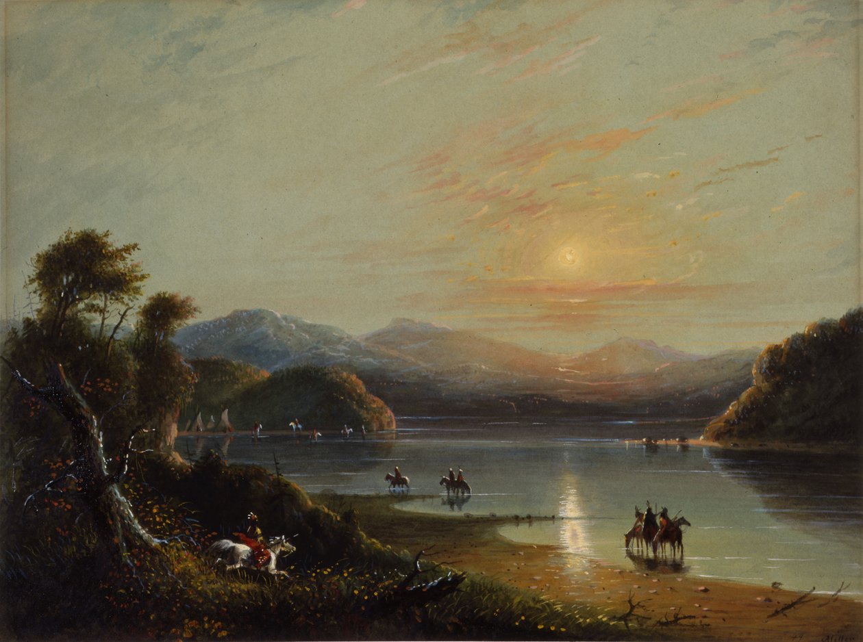 Green River (Oregon) alkotó: Alfred Jacob Miller