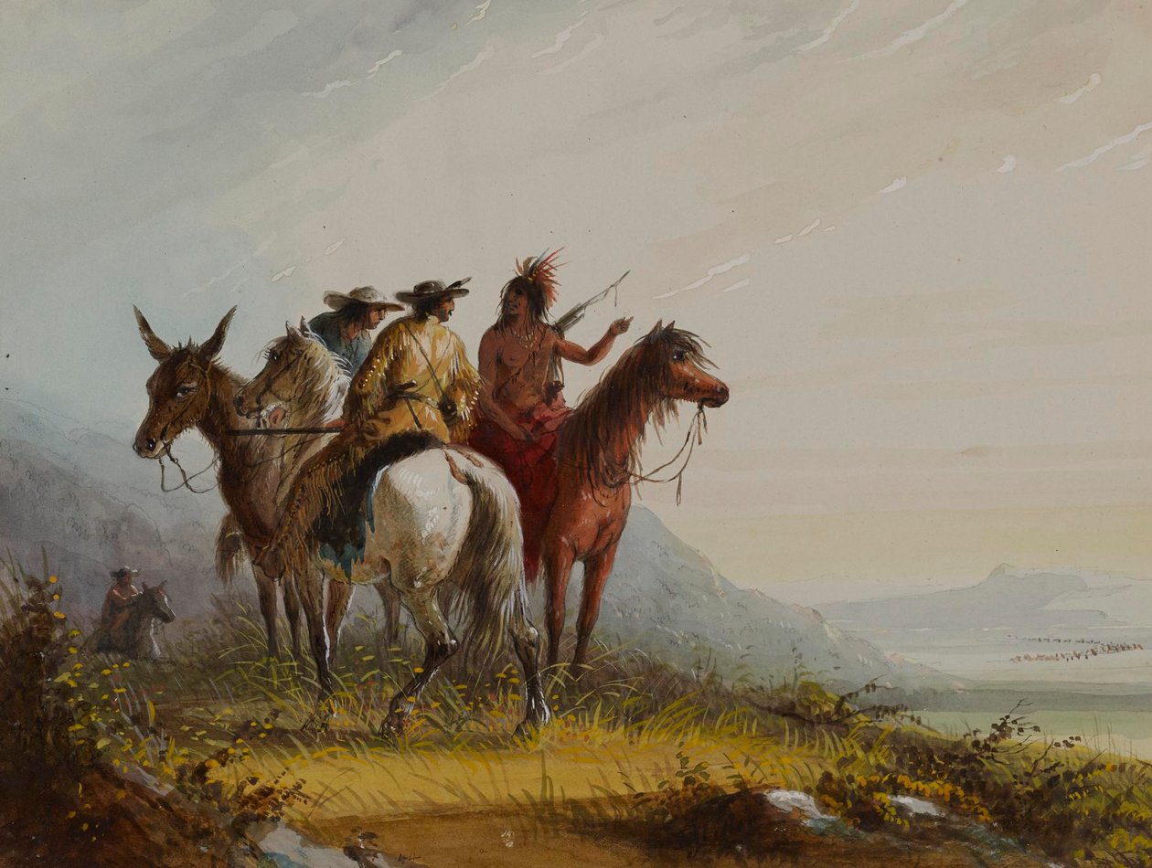 Indiai útmutató alkotó: Alfred Jacob Miller