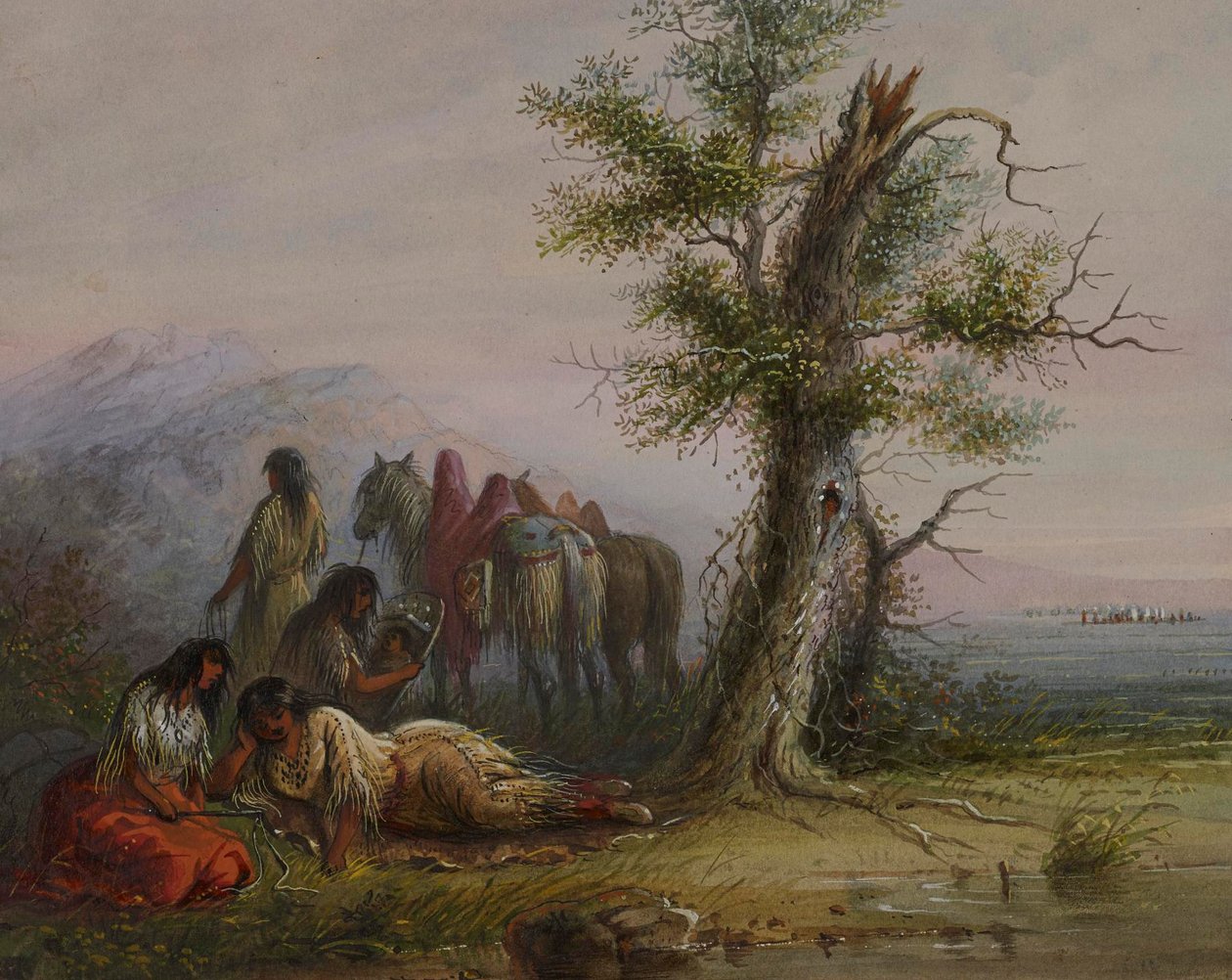 Indián nők alkotó: Alfred Jacob Miller