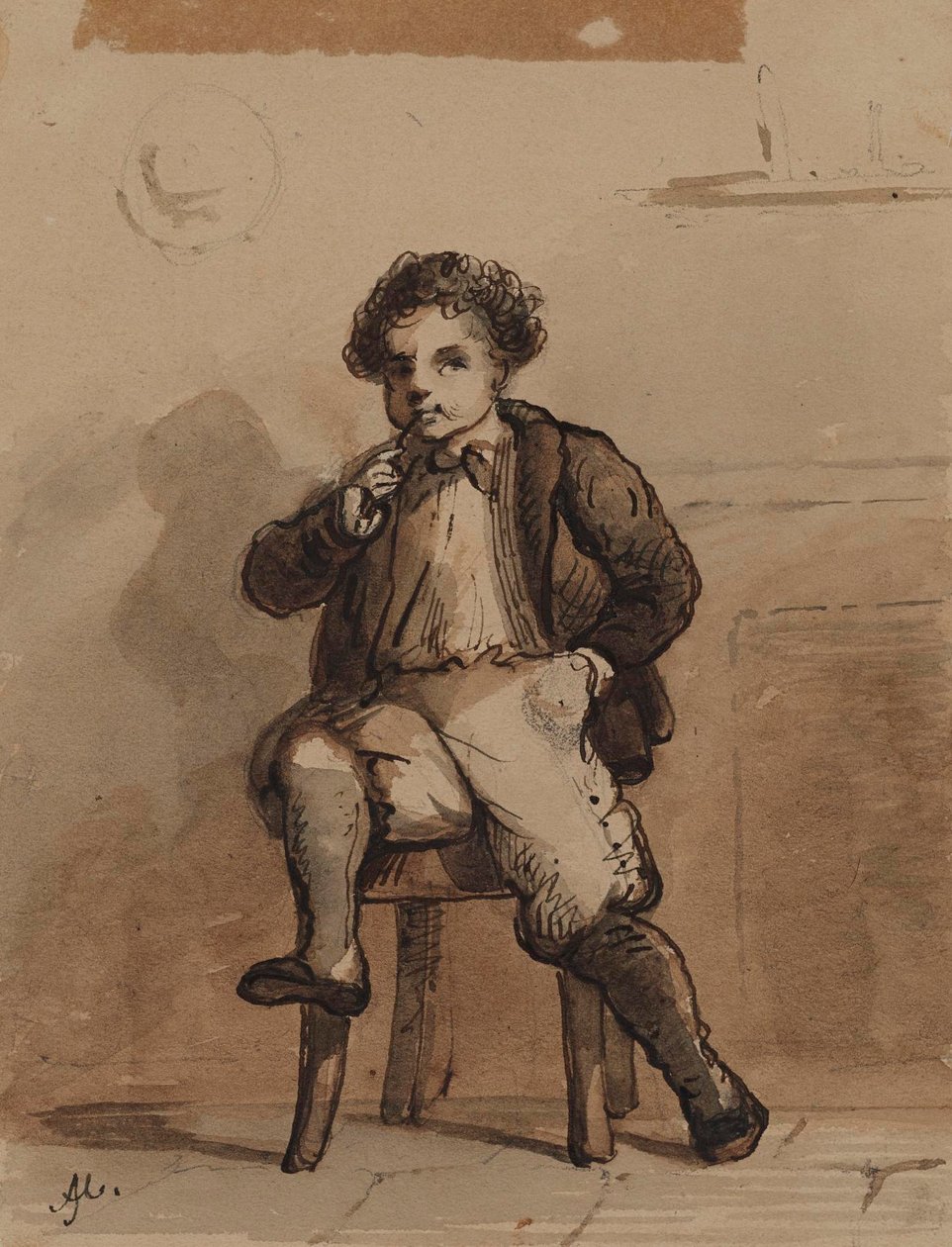 Az apám dohányzik – ezért én is dohányzom alkotó: Alfred Jacob Miller