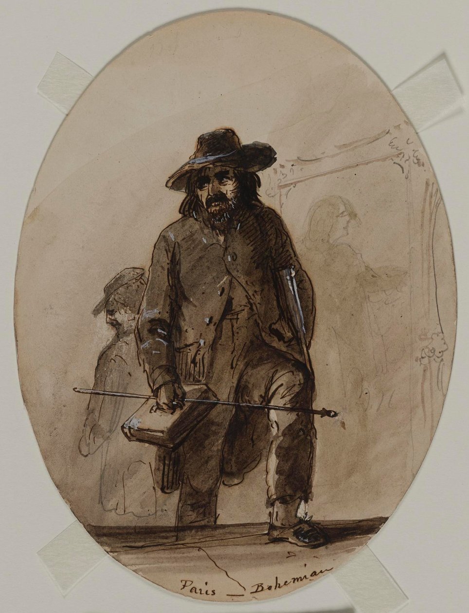 Párizs, bohém, Scheffer vagy Delacroix csírája alkotó: Alfred Jacob Miller