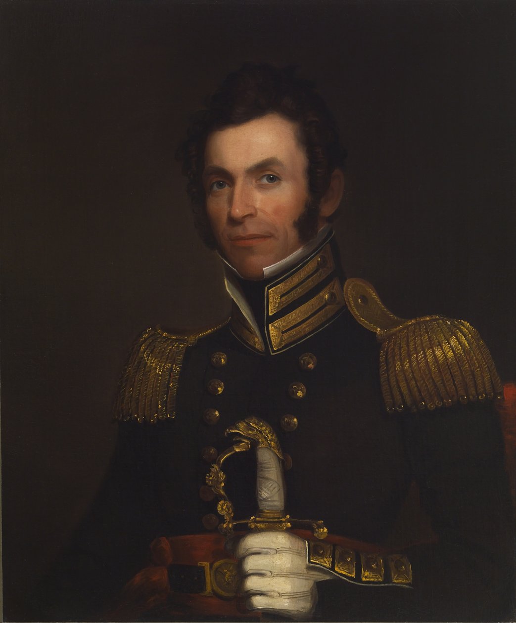Alexander Smith ezredes portréja (1790-1858) alkotó: Alfred Jacob Miller