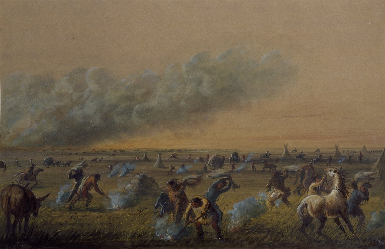 Lángoló préri alkotó: Alfred Jacob Miller