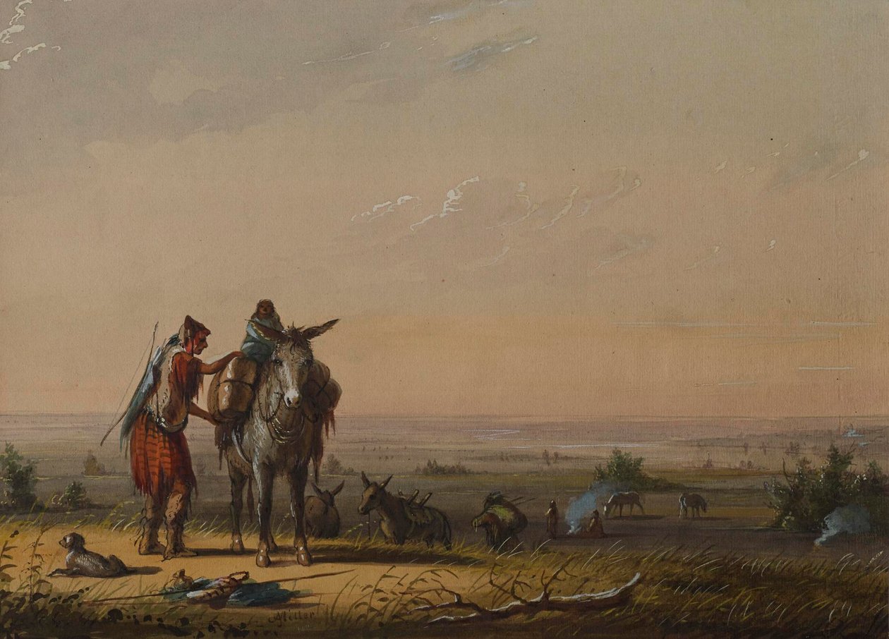 Gyökérásók alkotó: Alfred Jacob Miller