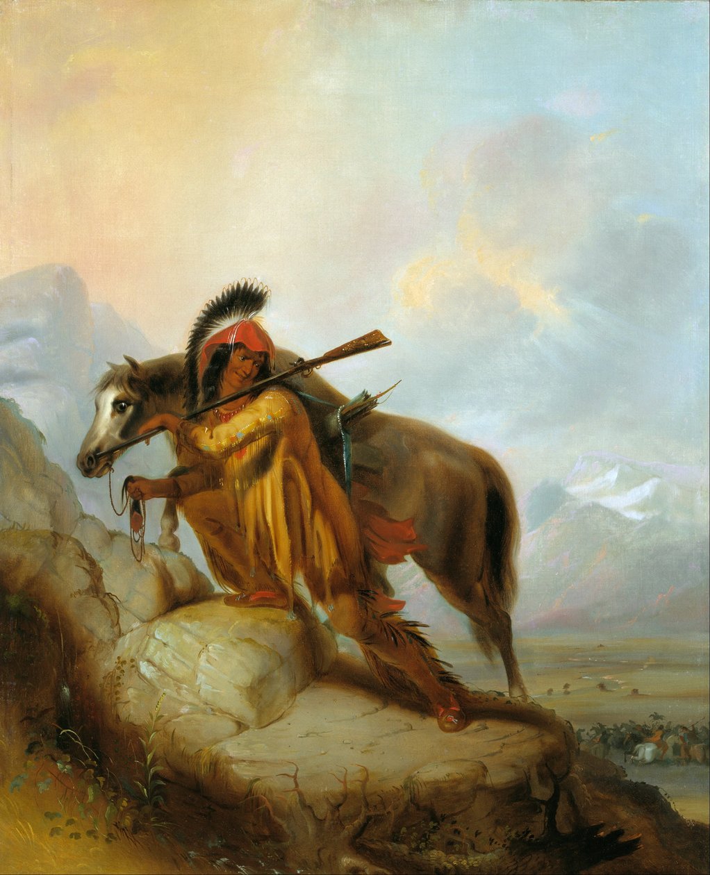 A fejbőr alkotó: Alfred Jacob Miller