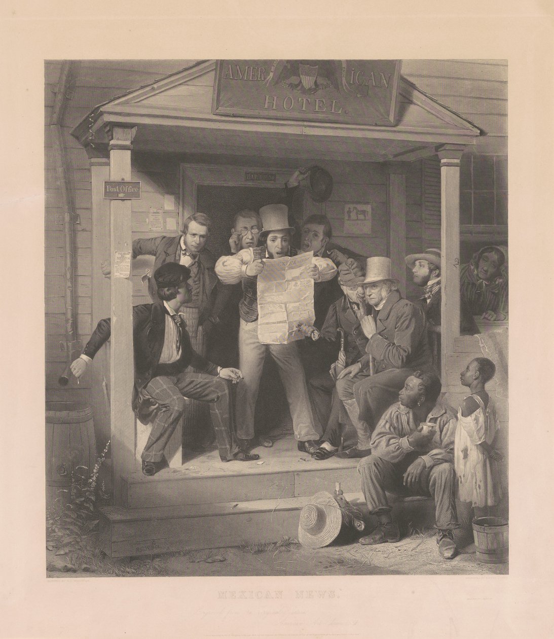Mexikói hírek alkotó: Alfred Jones, after Richard Caton Woodville