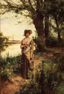 Hová mész, szép kislányom? alkotó: Alfred Jr. Glendening