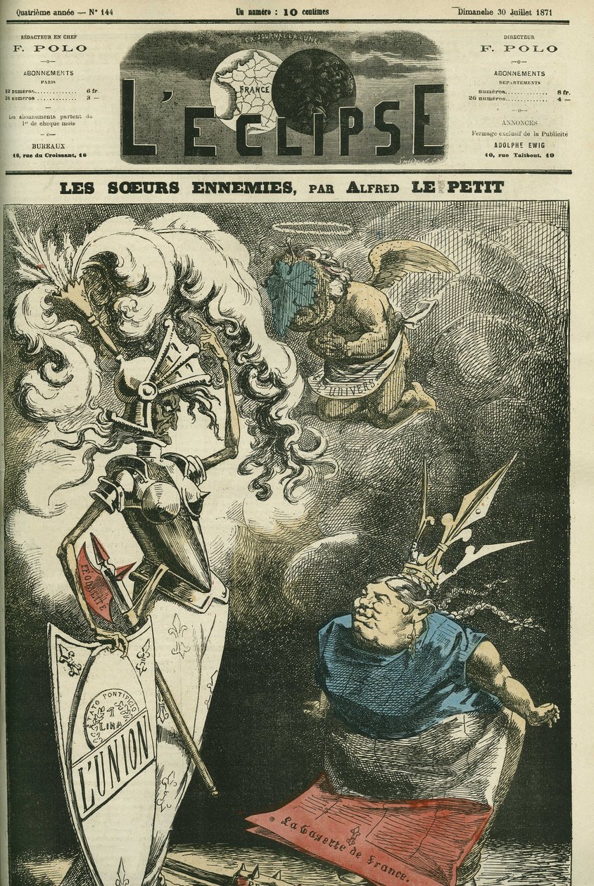 Ellenséges nővérek a La Gazette de France és a L