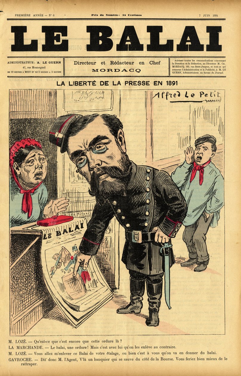 Alfred Le Pepetit (1841-1909) illusztrációja a Le Bai borítójára, 6. sz. alkotó: Alfred Le Petit