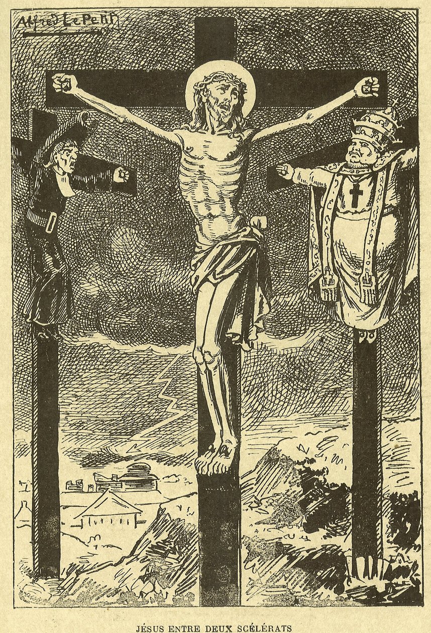 Illusztráció Alfred Le Pete-ről (1841-1909) Gros-Jeanban és gyógymódjáról alkotó: Alfred Le Petit