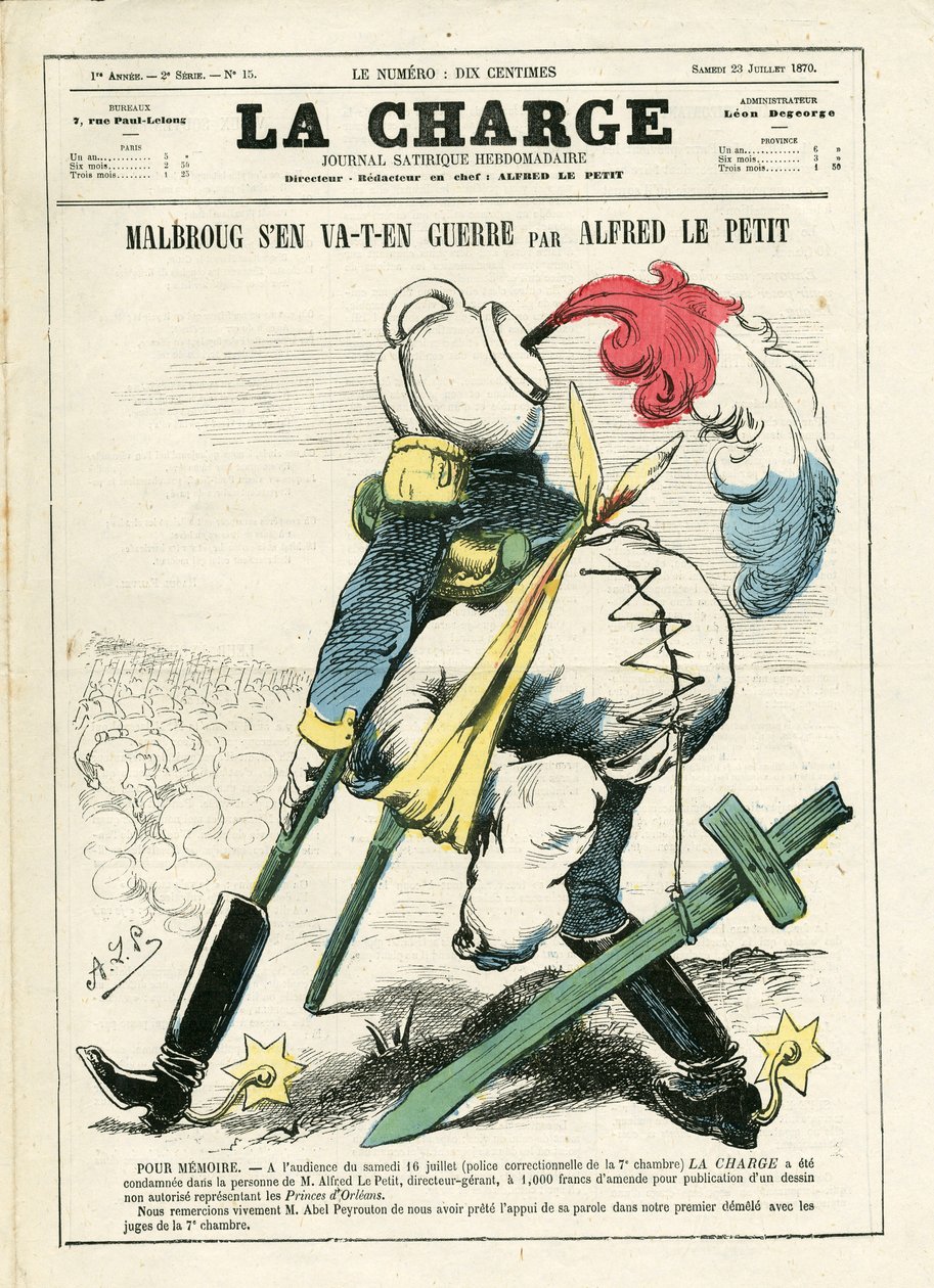 The Charge (1870), 15. szám, Színes szatirikus alkotó: Alfred Le Petit