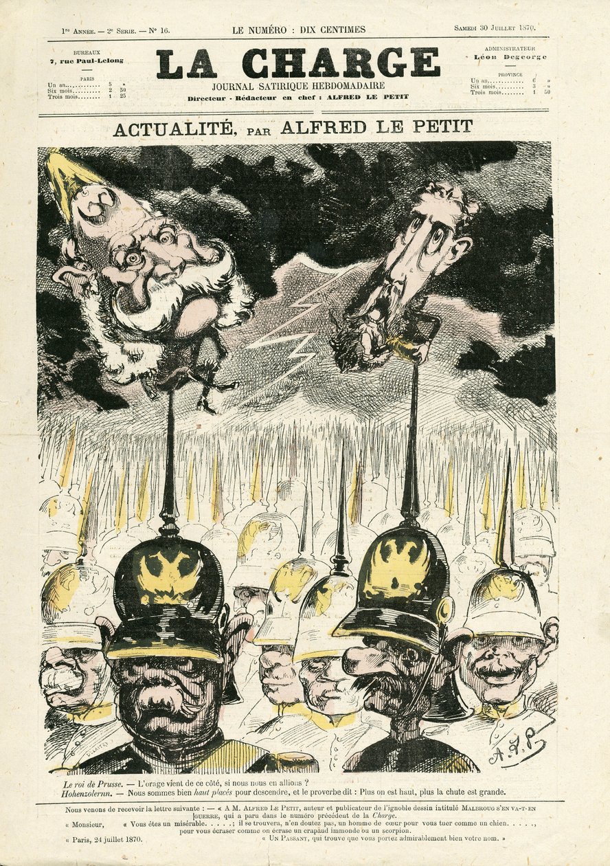 La Charge (1870), 16. szám alkotó: Alfred Le Petit