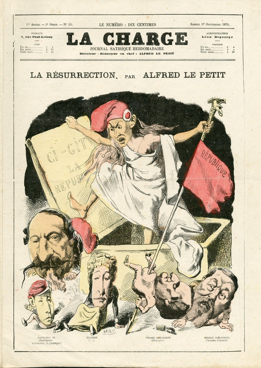 The Charge (1870), 23. szám, Színes szatirikus alkotó: Alfred Le Petit