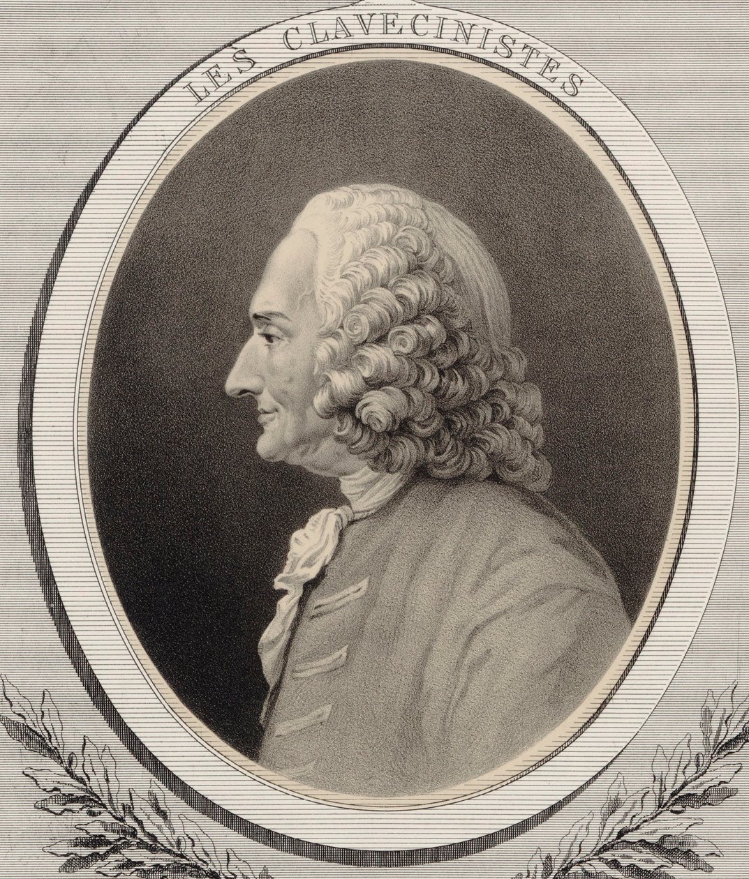 Jean-Philippe Rameau zeneszerző portréja 1683-1764. alkotó: Alfred Lemoine