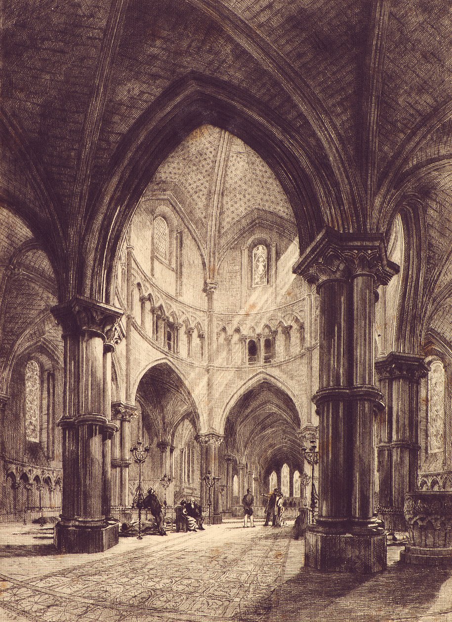 A templomi templom belseje alkotó: Alfred Louis Brunet Debaines