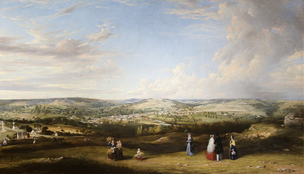 Stroud Rodborough Fort közelében, Gloucestershire államban alkotó: Alfred Newland Smith