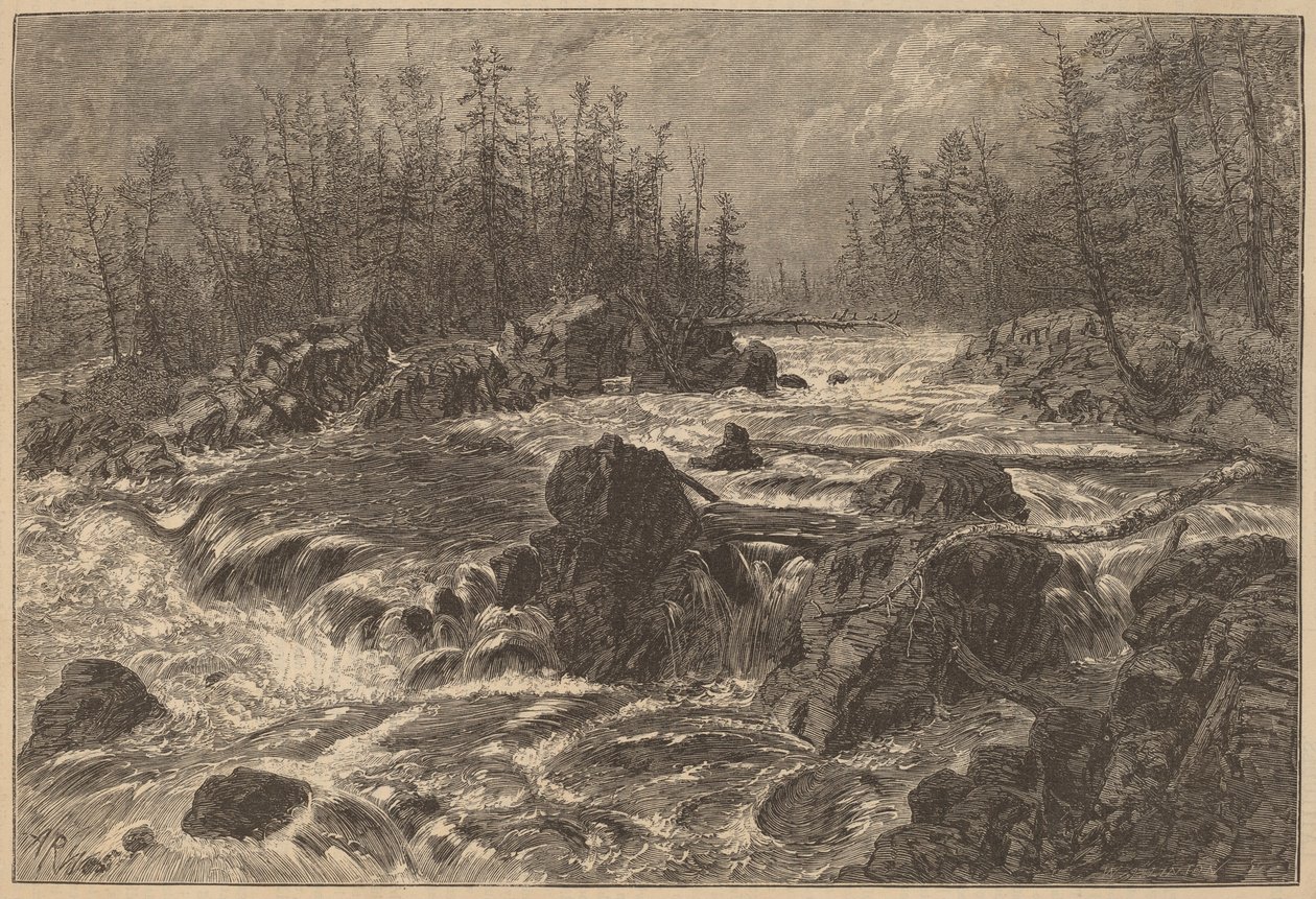 Dalles a St. Louisból alkotó: Alfred R. Waud