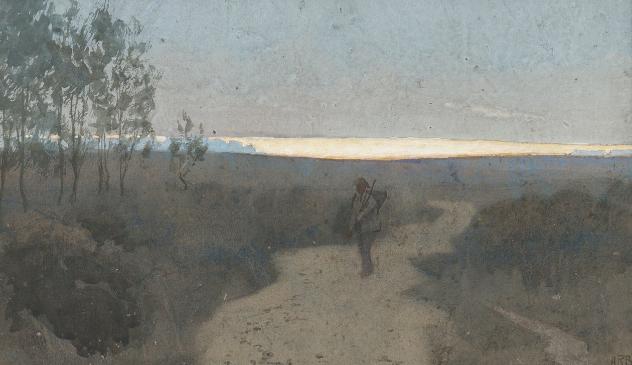 Visszatérés alkonyatkor, 1905 alkotó: Alfred Rawlings Baker