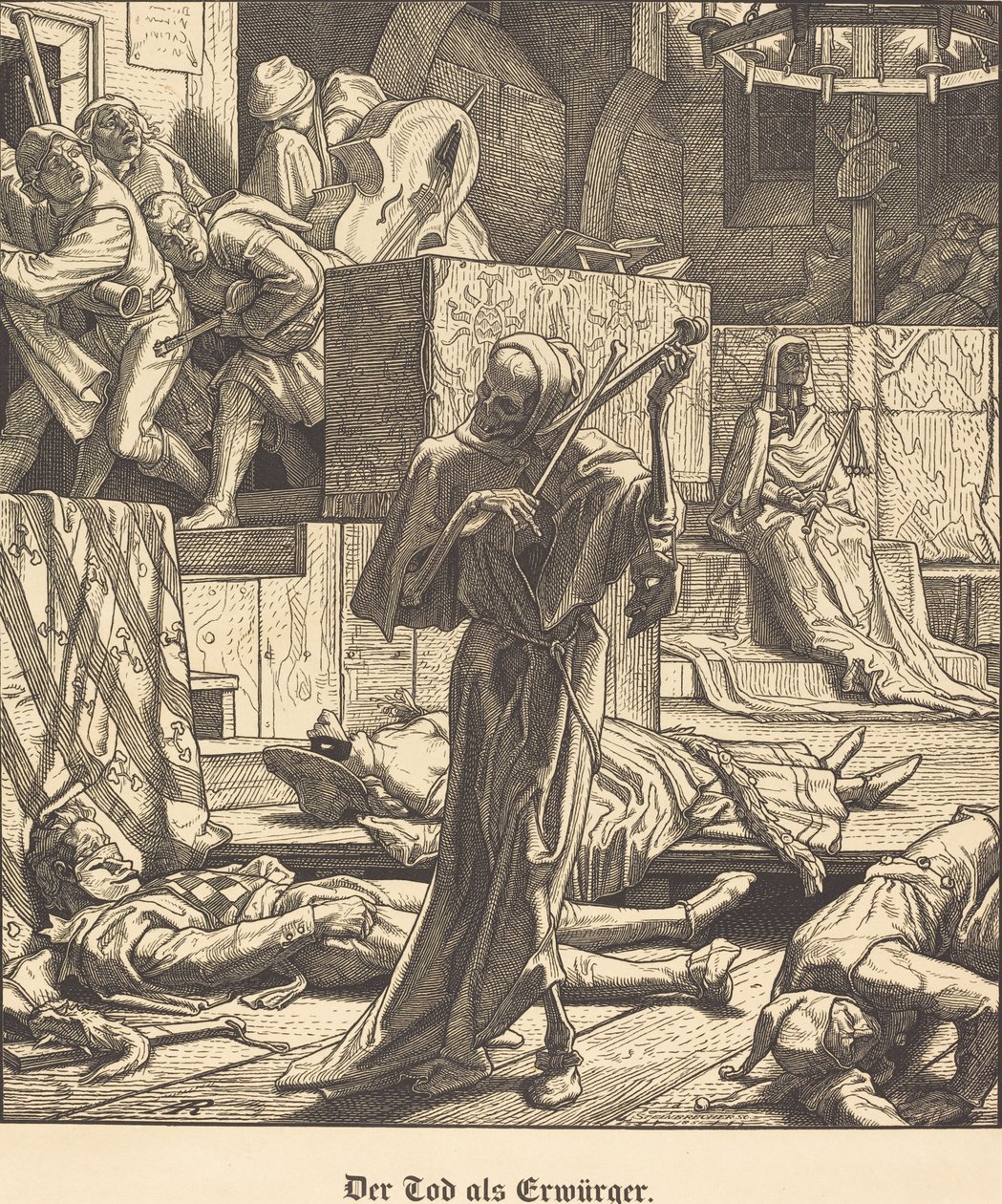 A halál mint fojtogató alkotó: Alfred Rethel