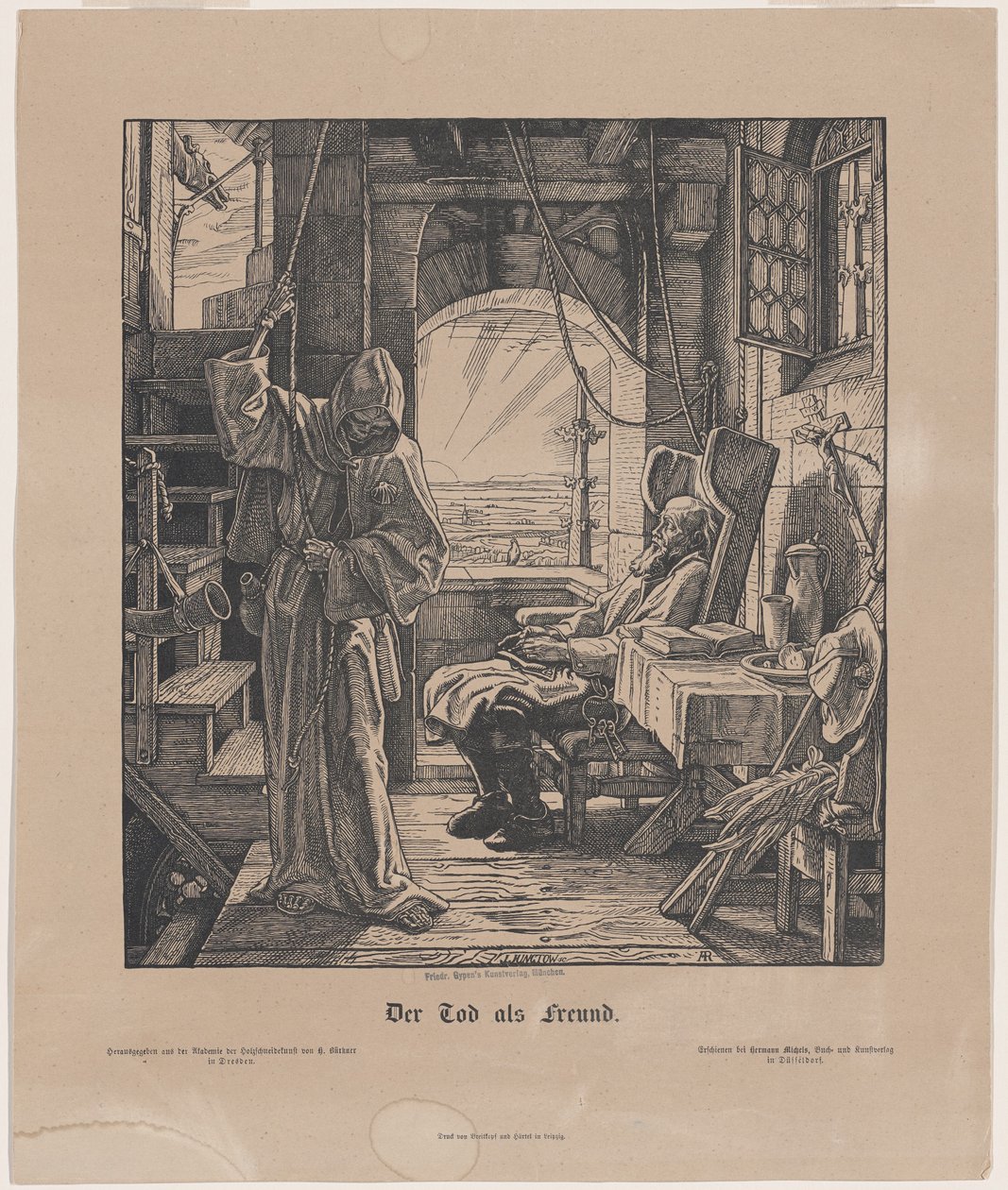 A halál mint barát alkotó: Alfred Rethel