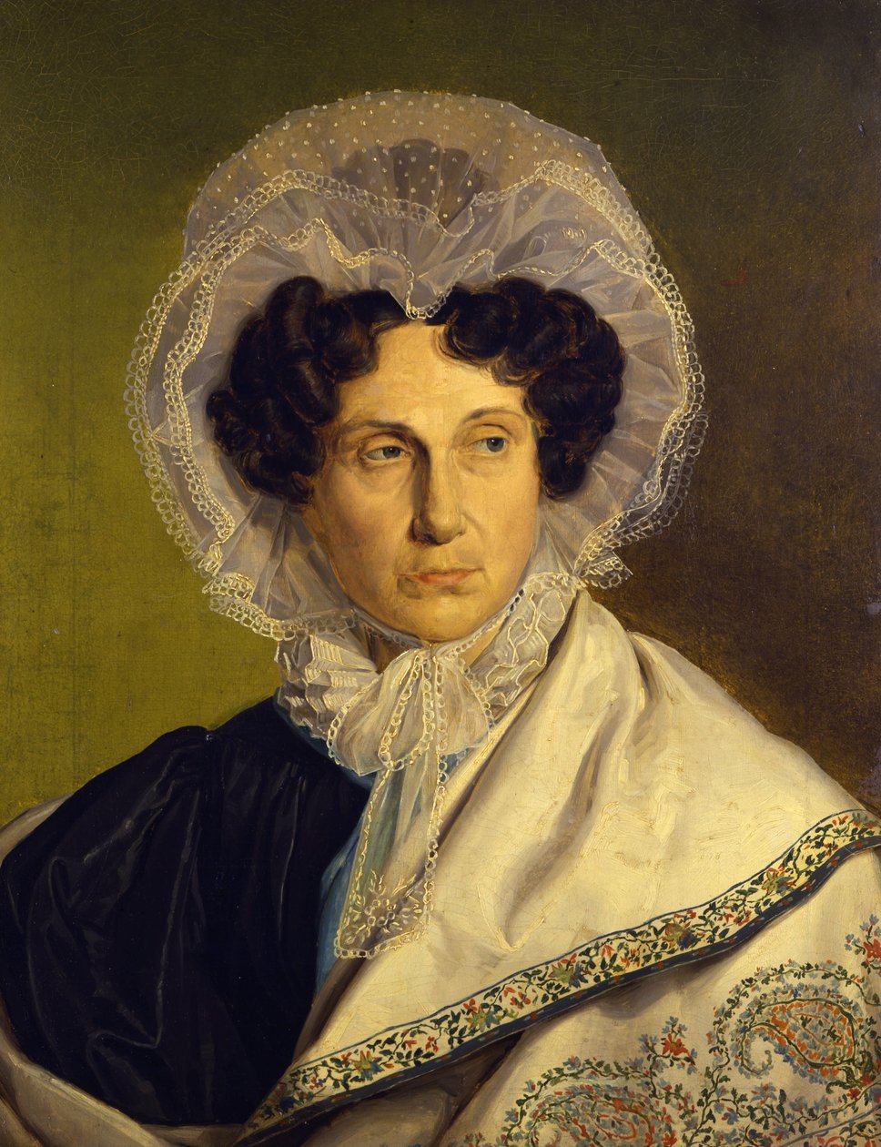 A művész anyjának portréja, 1833 körül alkotó: Alfred Rethel