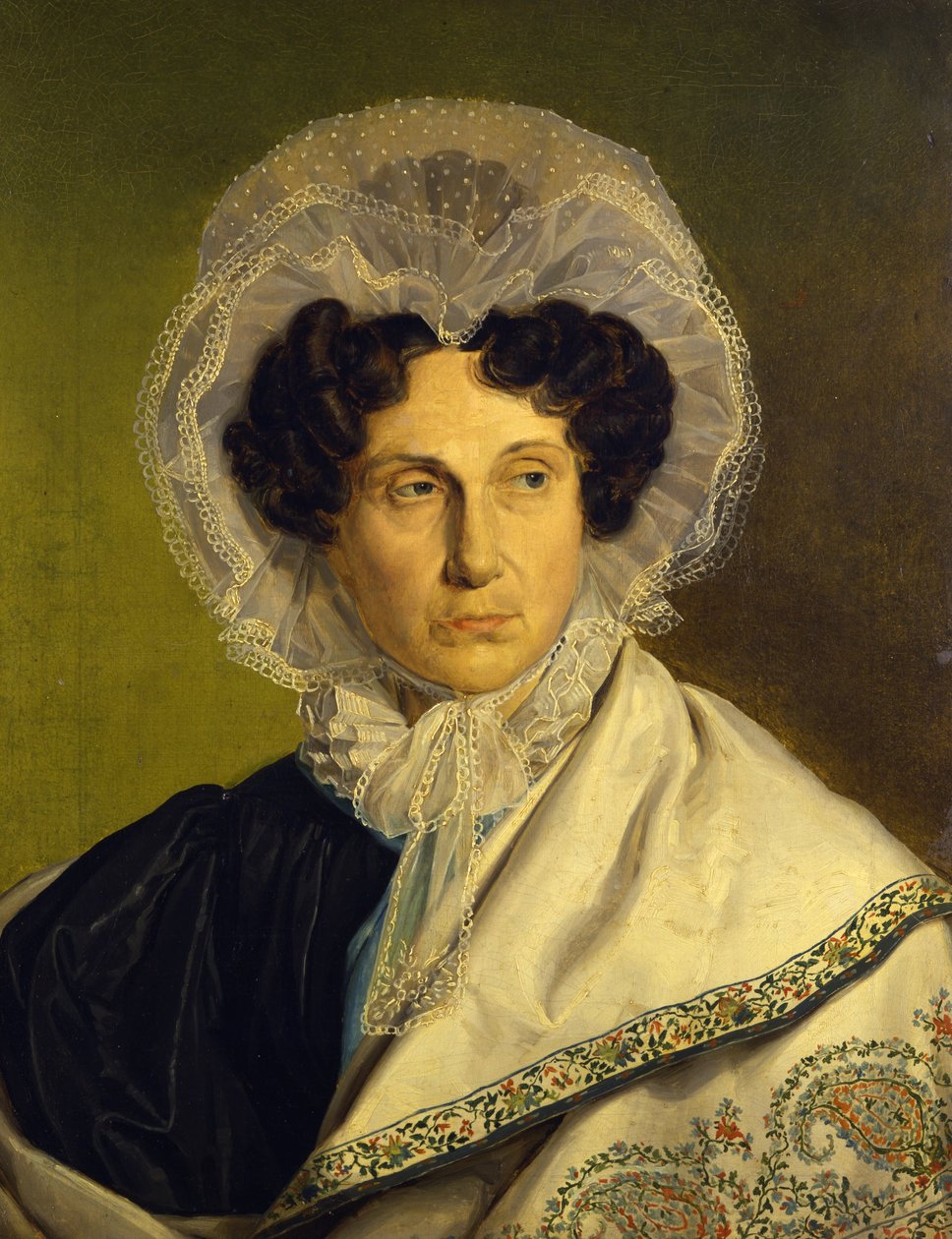 A művész édesanyjának portréja alkotó: Alfred Rethel