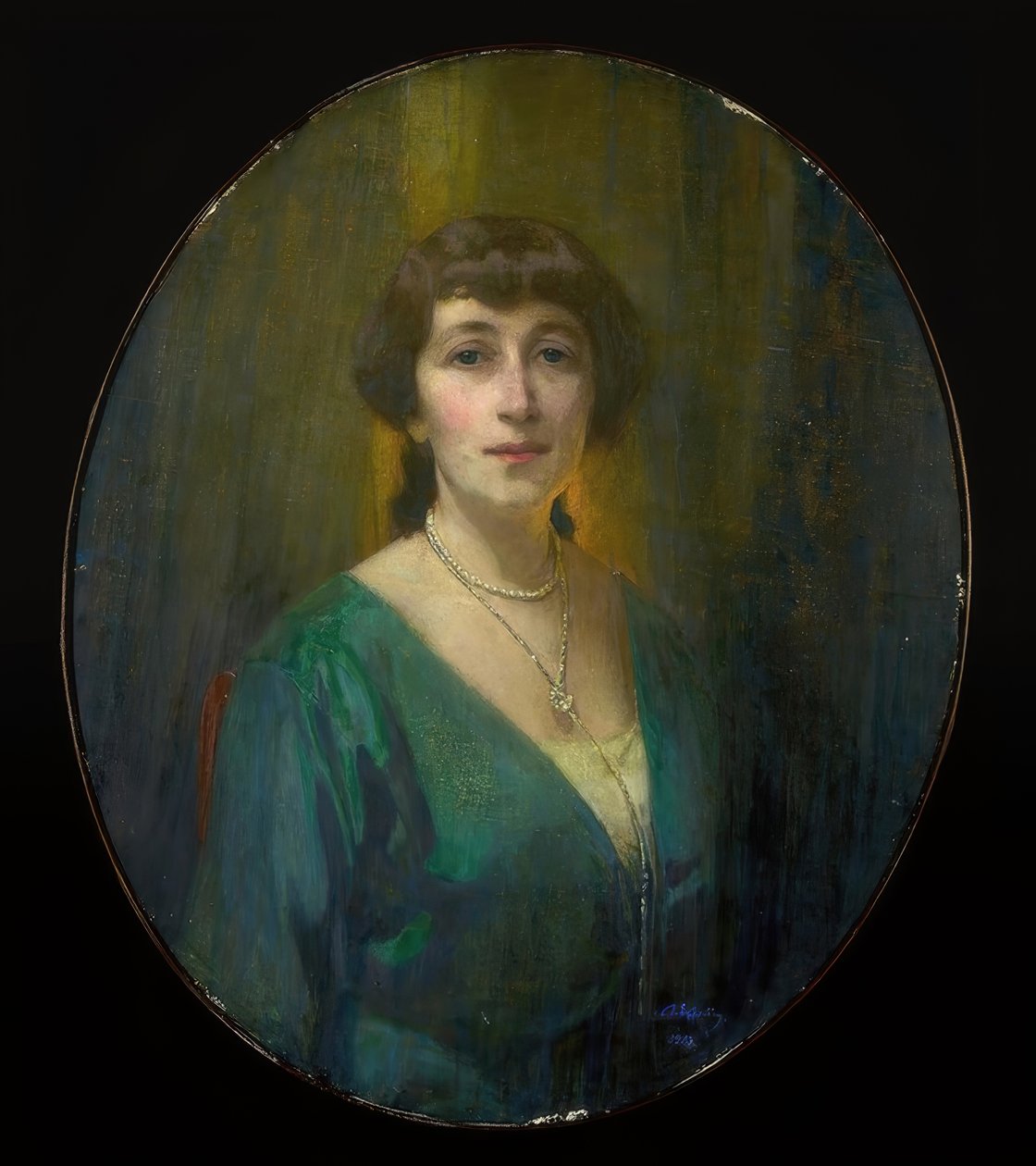 Egy ismeretlen nő portréja alkotó: Alfred Rudolfowitsch Eberling