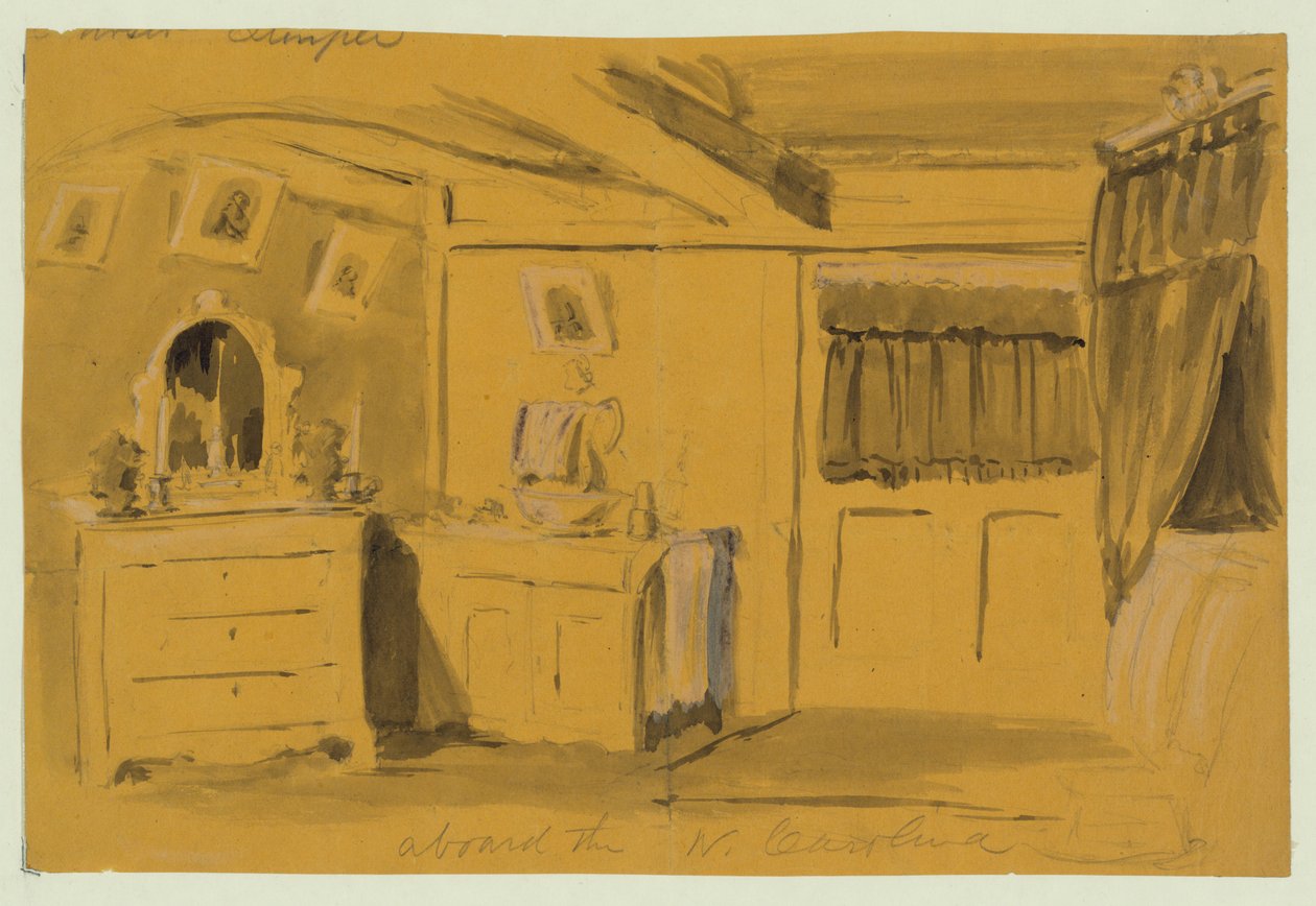 Az N. Carolina fedélzetén alkotó: Alfred Rudolph Waud
