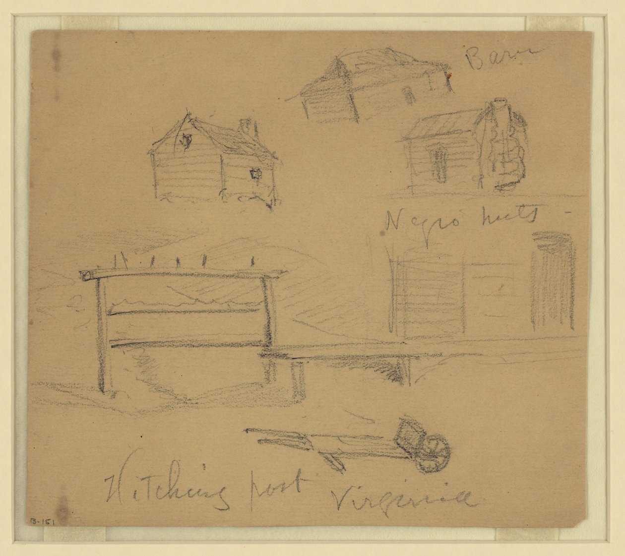 Kapcsolóoszlop, Virginia alkotó: Alfred Rudolph Waud