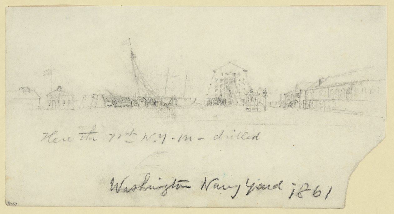 Washington Navy Yard alkotó: Alfred Rudolph Waud