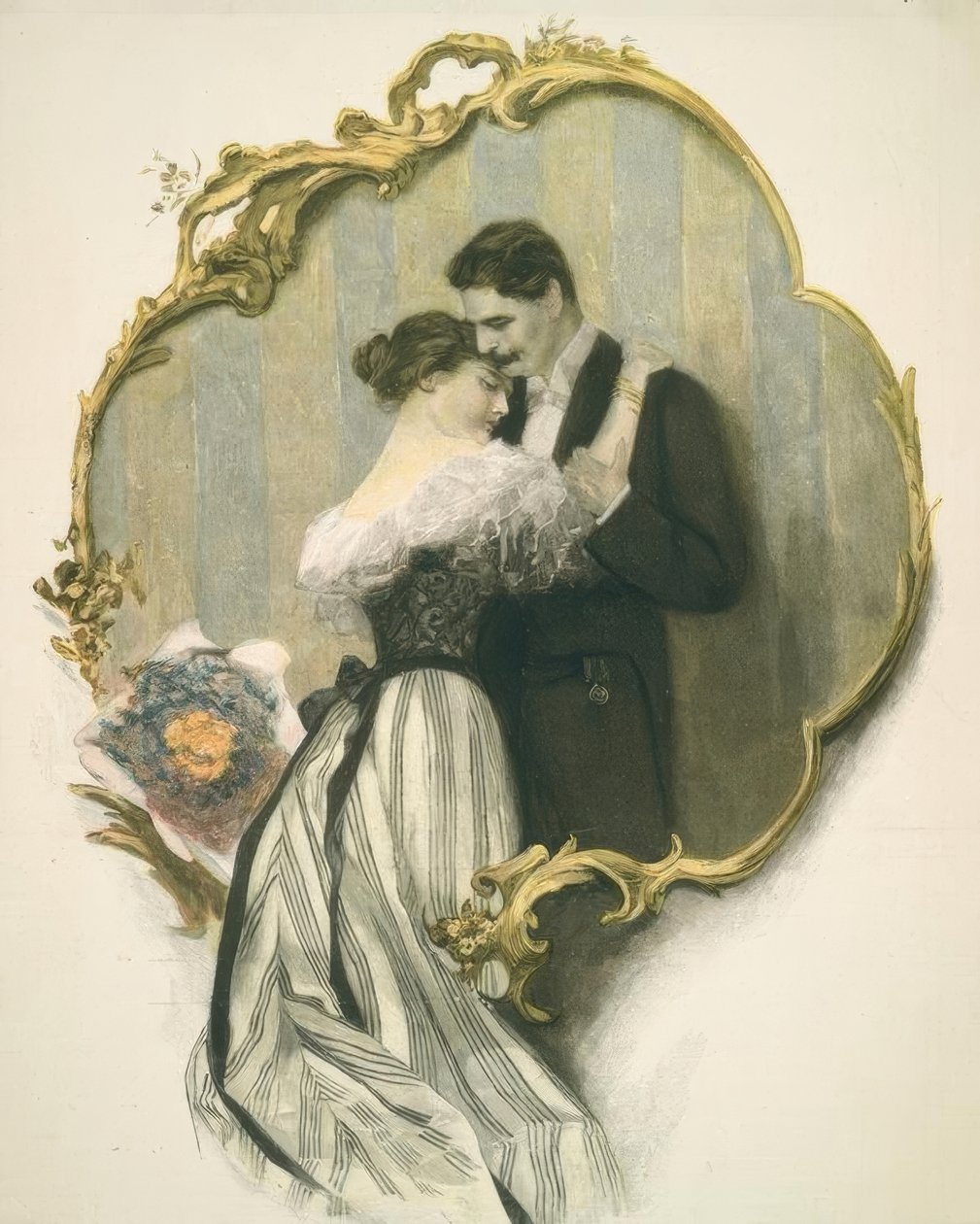 Az eljegyzési csók alkotó: Alfred Schwarz
