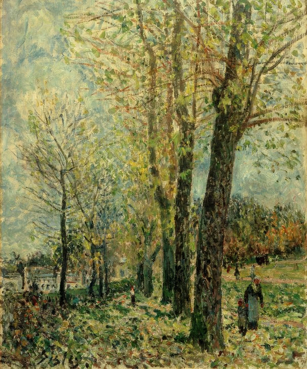 A.Sisley, Vidék Moret környékén alkotó: Alfred Sisley