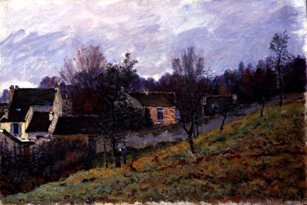 Ősz Louveciennes-ben alkotó: Alfred Sisley