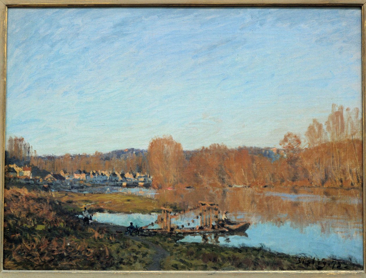 Ősz az Oise partján 1873-ban Alfred Sisley (1839-1899) festménye 1873 Montreal, Szépművészeti Múzeum alkotó: Alfred Sisley