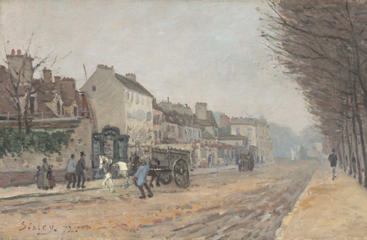 Boulevard Héloïse, Argenteuil, 1872 alkotó: Alfred Sisley