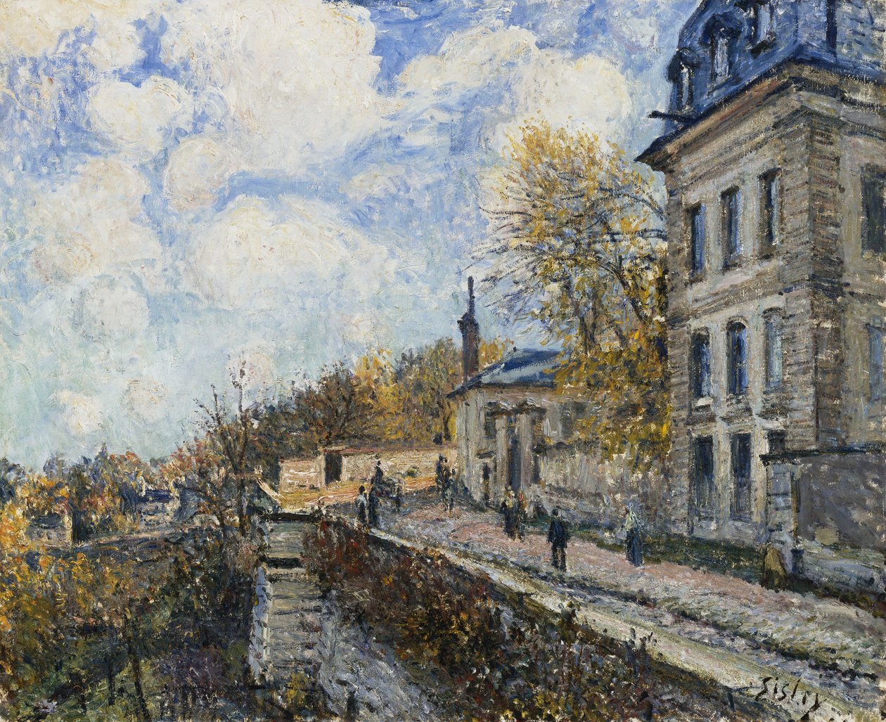Sevres-i gyár; La Manufacture de Sevres, 1879 alkotó: Alfred Sisley