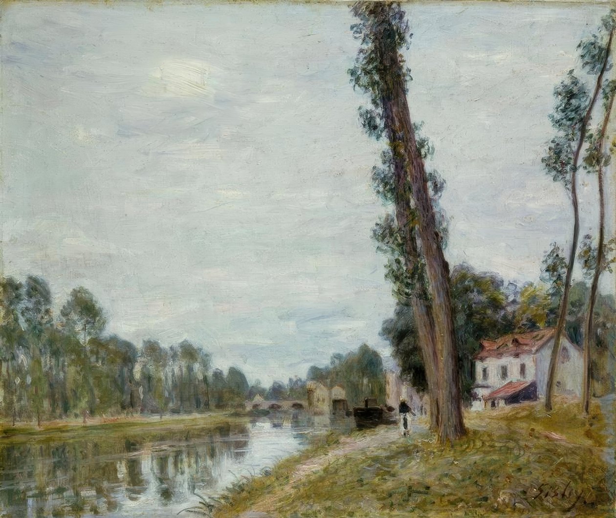 Folyói táj alkotó: Alfred Sisley